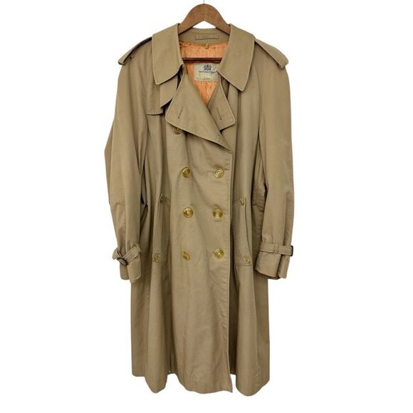 Aquascutum Aqua 5 Trench Coat Size 40 - Picture 1 of 12